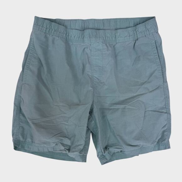 Goodfellow & Co. Mens Large Green Cotton Polyester Spandex Shorts Pockets - Picture 1 of 8